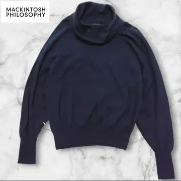 MACKINTOSH PHILOSOPHY 터틀넥 니트 네이비