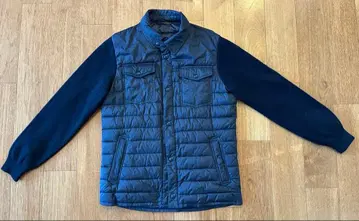 Massimo Dutti 네이비 퀼팅 자켓