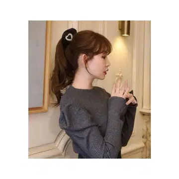 Herlipto Crystal Heart Velour Chouchou