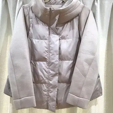 [ doudou ] 베이지 스탠드 카라 다운 자켓