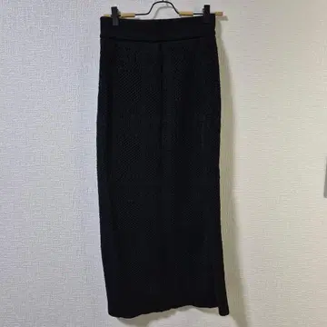 [택 포함] PUBLIC TOKYO 블록 메쉬 니트 타이트 스커트