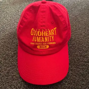 MARGINAL MAN 레드캡 GOODHEART HUMANITY