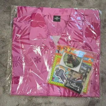 주토피아 해피 복권 B상 하와이안 셔츠와 스티커 세트