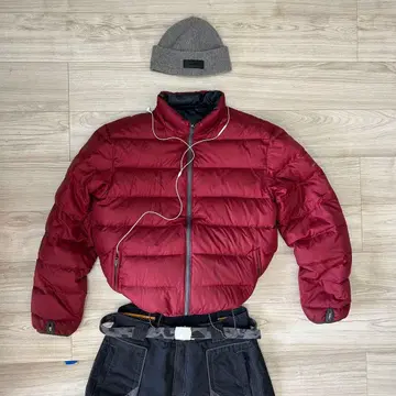 Eddie Bauer 구스 다운 재킷 리버서블 쇼트 기장