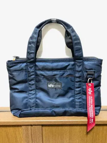 ALPHA INDUSTRIES 네이비 토트백