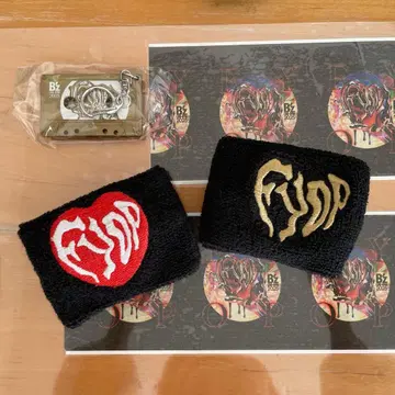 B'z FYOP 가챠 파이널 한정판 카세트 참과 리스트 밴드 2종