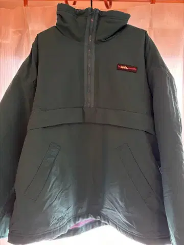 그린 풀오버 자켓 플리스