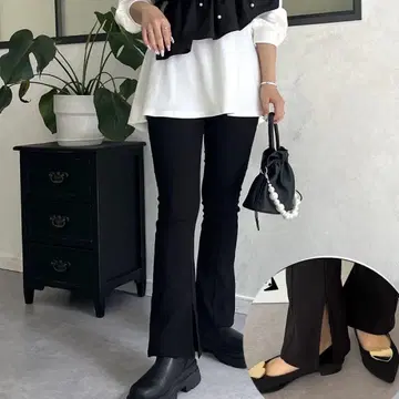 prose verse 안쪽 미세 기모 슈퍼 스트레치 슬릿 팬츠 M 사이즈