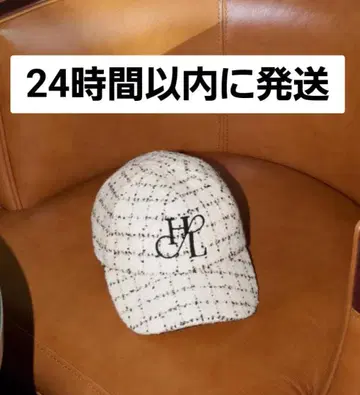 새상품 herlipto HLT Lounge Tweed Cap 트위드
