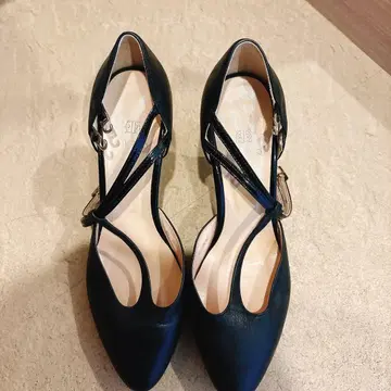 EIZO 블랙 하이힐 23.5cm