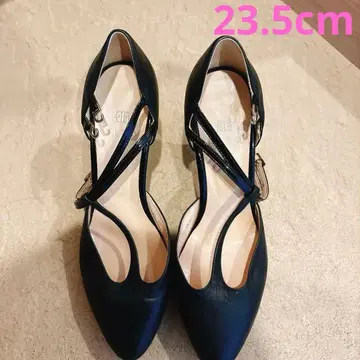 EIZO 블랙 하이힐 23.5cm