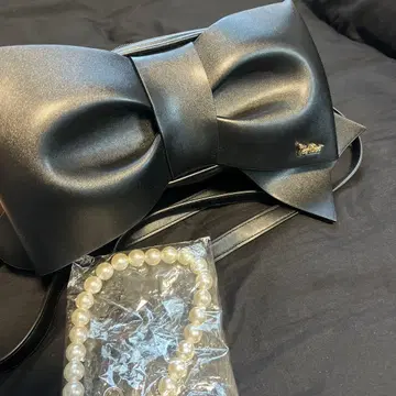 ToAlice 리본 블랙 숄더백