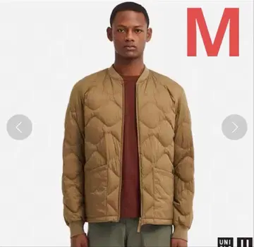 UNIQLO 울트라 라이트 다운 블루종 M 카키