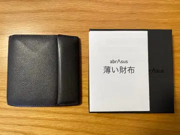 abrAsus 얇은 지갑 블랙