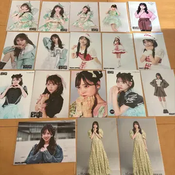 FRUITS ZIPPER 사쿠라이 유이 생사진, 브로마이드 18장 세트