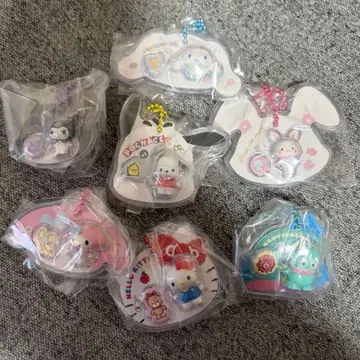 산리오 키티 쿠로미 마이멜로디 패키지 참 7종