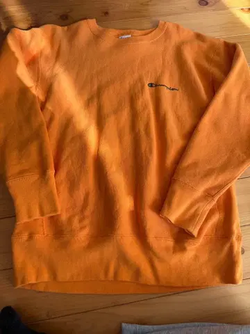 Champion Reverse Weave 오렌지 트레이닝복 XL