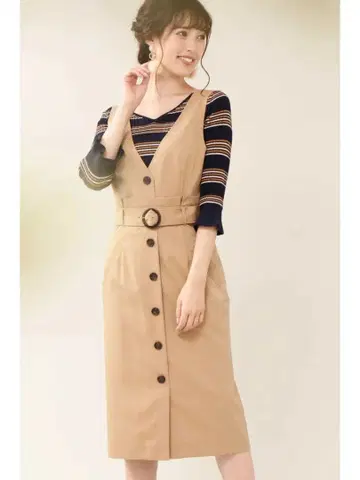 미사용 질스튜어트 오버롤 스커트