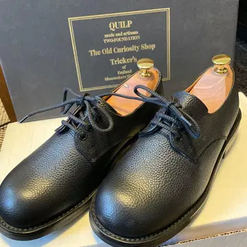 Quilp by Tricker's 가죽 신발 블랙