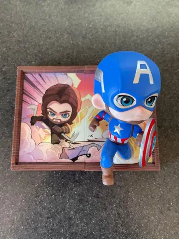 POPMART 피규어 MARVEL 사진 프레임 [ 캡틴 아메리카 ]