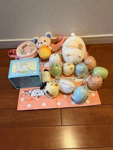 스미코구라시 LED 동물형 라이트와 저금통 세트 기타 등등