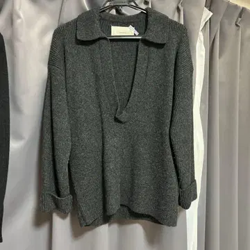 TODAYFUL 그레이 V넥 스웨터