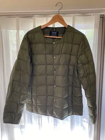 TAION 올리브 다운 자켓