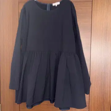 yori 네이비 플레어 튜닉 38 기모