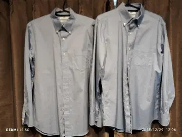 UNIQLO 버튼다운 셔츠 슈퍼 논아이론 2장 세트