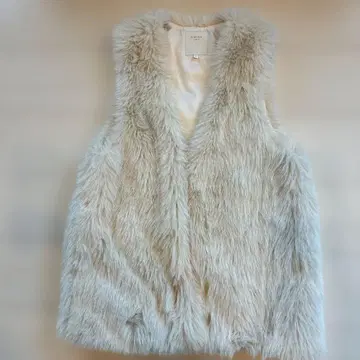 B:MING by BEAMS 빔즈 베이지 퍼 베스트 S 사이즈