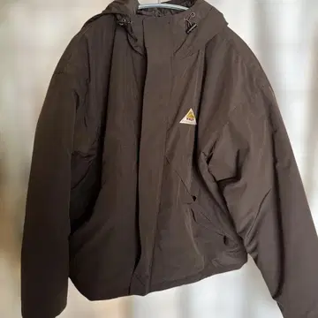 사만사 모스2 켈티 별주 숏 기장 패딩 자켓 브라운