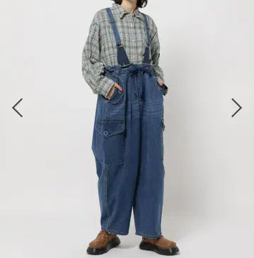니코앤드 2025 AWMONSTER 카고 데님 인디고 데님