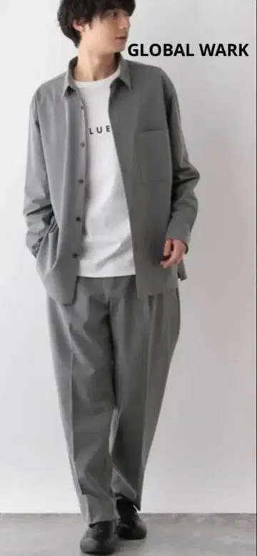 새상품 글로벌 워크 어반클린 와이드 팬츠 L 사이즈