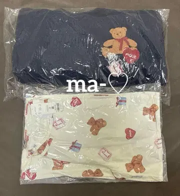 1 젤라또피케 베비모코 베어 자수 풀오버 페이보릿 올 패턴 팬츠