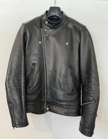 라이더스 자켓 가죽 블랙