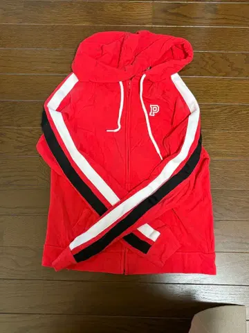 하와이 PINK Victoria's Secret 빨간색 후드 부착 후드티