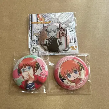 은혼 긴파치 선생님 데코 컬렉션 캔뱃지 라메키라 캔뱃지 카구라