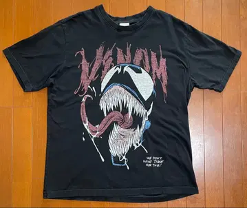 MARVEL VENOM 티셔츠 블랙 XL 사이즈