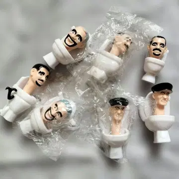 스키비디 화장실 7점 세트 피규어