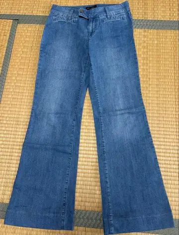 BANANA REPUBPLIC 부츠컷 데님 플레어 데님 데님 블루