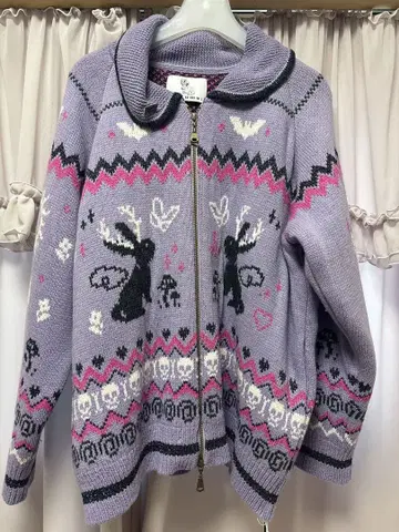 rurumu: 2025 AW Floaters zipup cowichan