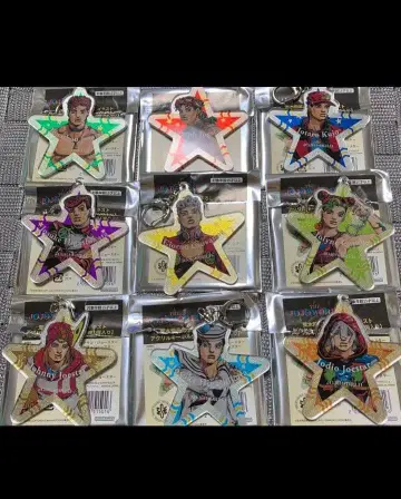 죠죠 월드 아크릴 키링 전 9종 컴플리트 세트 [미개봉 새상품]