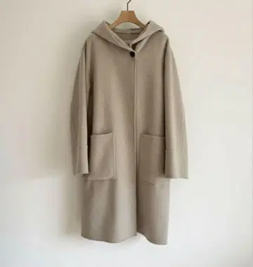 [ 새상품급 ] [ IENA ] 더블 페이스 후드 부착 코트