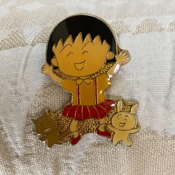 마루코는 아홉살 핀 배지 90년대 타카라 정품 레트로 레어