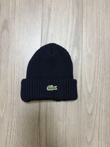 Lacoste 네이비 니트 모자