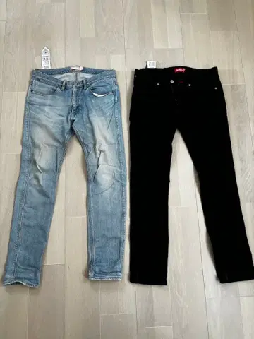 GinRhymes 스키니 데님 2세트 32인치