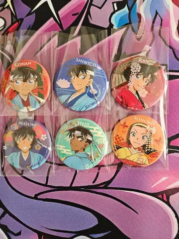 명탐정 코난 신선조 배지 6개 세트