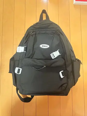 MIMILID 블랙 백팩 다기능 포켓 부착 한국 쇼핑몰