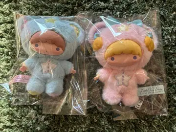 키키라라 리틀트윈스타 50주년 봉제 인형 2개 세트