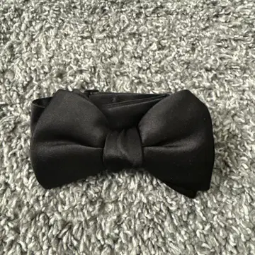 실크 100% 보타이 / 블랙